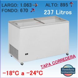 ARCON CONGELACION PUERTA CRISTAL CORREDERA ICE300NTVS