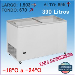 ARCON CONGELACION PUERTA CRISTAL CORREDERA ICE500NTVS