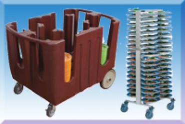 Carros para transporte de platos y Emplatar