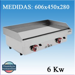 Plancha Gas Cromo duro Arilex 60PGCN