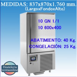 Abatidor de temperatura INFRICO ABT10 1L