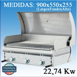 Barbacoa-Parrilla a gas Mainho PBI 90