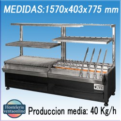 Barbacoa Carbón Pira ESP 160 Complet