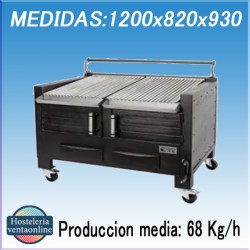 Barbacoa Carbón Pira M120