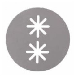 Boquilla de churro doble BCAF2D