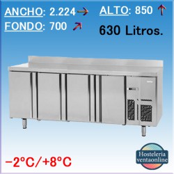 MESA REFRIGERACIÓN PRE-INSTALADA INFRICO BMGN 2450 GR