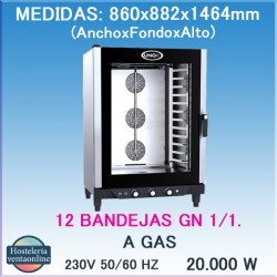 Horno Unox Electrico XV813G