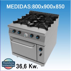 Cocina a gas Jemi 411 CHEF