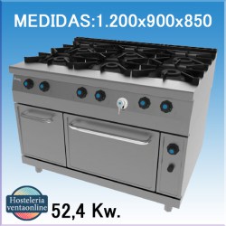 Cocina a gas Jemi 611 CHEF