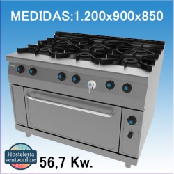 Cocina a gas 611HG CHEF