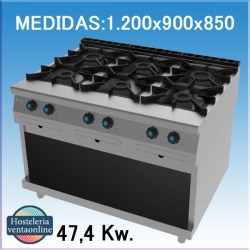 Cocina a gas JEMI T601 CHEF