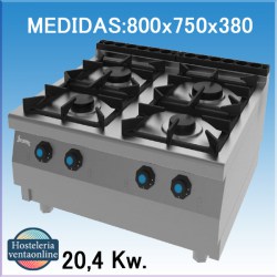 Cocina a gas JEMI S704