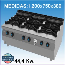 Cocina a gas s761 chef