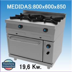 Cocina a gas 625