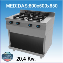 Cocina a gas t614