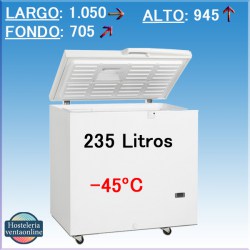 CONGELADOR LABORATORIO -45ºC SE20-45