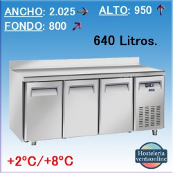 MESA REFRIGERADA COOL HEAD PA 3200 CON PETO