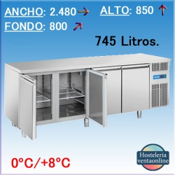 MESA REFRIGERADA COOL HEAD PA 4100 SIN PETO