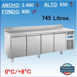 MESA REFRIGERADA COOL HEAD PA 4200 CON PETO