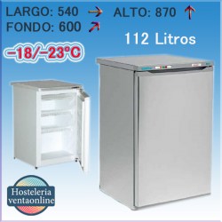 CONGELADOR VERTICAL INFRICO CV 130 HC INOX 