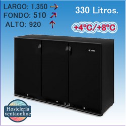 INFRICO MINI ARMARIO CONSERVACIÓN ERV 35 PP NEGRO