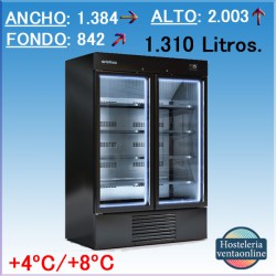 Armario Expositor Refrigerado MINIMARKET ERC 130 PH