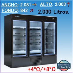 Armario Expositor Refrigerado MINIMARKET ERC 200 PH