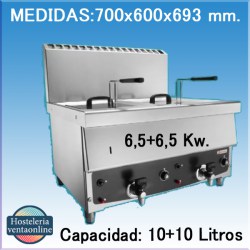 Elframo Freidora a gas GT10+10