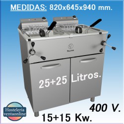 Freidora MOVILFRIT FAH-25+25 400