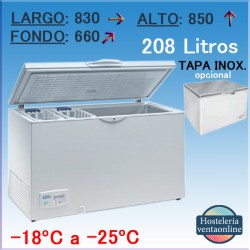 ARCON CONGELADOR TAPA ABATIBLE HC 240