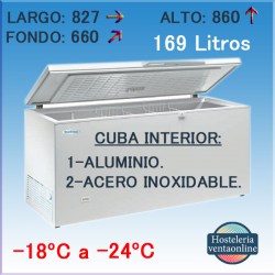 ARCON CONGELADOR PUERTA CRISTAL HF 240 HC