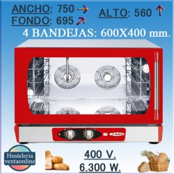 Horno electrico CONBEQ conveccion Ágata