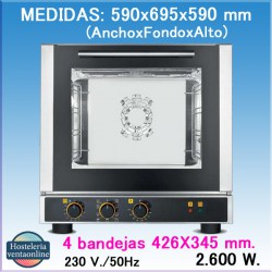 Horno Eléctrico Snack EKA EKF 423 M