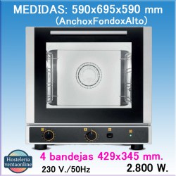 Horno Eléctrico Snack EKA EKF 423 UP