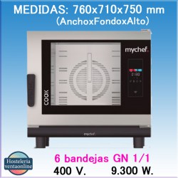 HORNO MYCHEF COOK PRO 6 GN 1/1