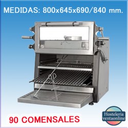 HORNO PIRA 70 LUX INOX ED PUERTA ELEVABLE