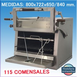 HORNO PIRA 80 SILVER ED PUERTA ELEVABLE