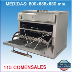 HORNO BRASA  PIRA 80 SILVER SD