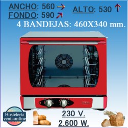 Horno electrico CONBEQ conveccion Tauro
