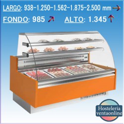 Vitrina Expositora Neutra Infrico Serie GLACE VGL CN