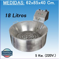 Freidora eléctrica Sobremesa inhospan FE60 