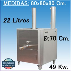 Fogón freidora Profesional a Gas inhospan FG80 