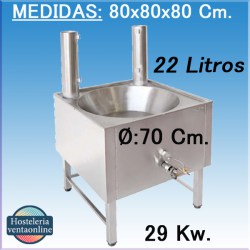 Fogón freidora Económica a Gas inhospan FGEC080 