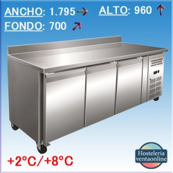 Mesa Refrigerada Gastronorm GN3200TN