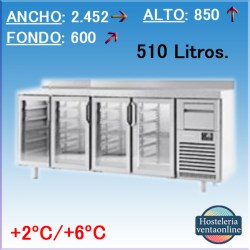 MESA FRIA PUERTA CRISTAL BMPP 2500 CR