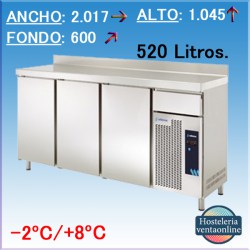 Mesa de Refrigeración Frente Mostrador Edenox FMPS-200 HC