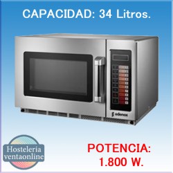 Microondas Edenox Micro-1834-D-E DOBLE PISO