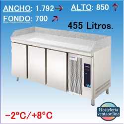 MESA REFRIGERADA PREPARACION PIZZAS EDENOX MPG-180 HC GR