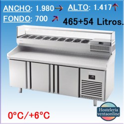 MESA REFRIGERADA INFRICO ME 1003 VIP