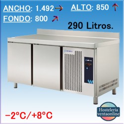 MESA REFRIGERADA 2 PUERTAS  EDENOX MPP-150 HC
